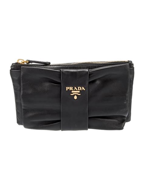 Prada Nappa Fiocco Clutch 